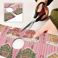 thumbnail image 6 of Yayeee Faucet Mat for Kitchen Sink 30" Diatomite Long Splash Guard Pad, Pink Christmas House, 6 of 7