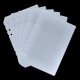 thumbnail image 1 of 6 páginas para libros de uñas, carpeta de plástico transparente A5 con 6 agujeros, impermeable, rectangular, organizador, exhibición, almacenamiento, inserto, hojas divisorias., 1 of 6