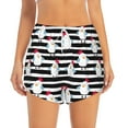 thumbnail image 2 of Cauagu Cute Chicken Print Women's 2 in 1 Running Shorts Athletic Workout Gym Yoga Shorts Running Shorts for Women-XX-Large, 2 of 7