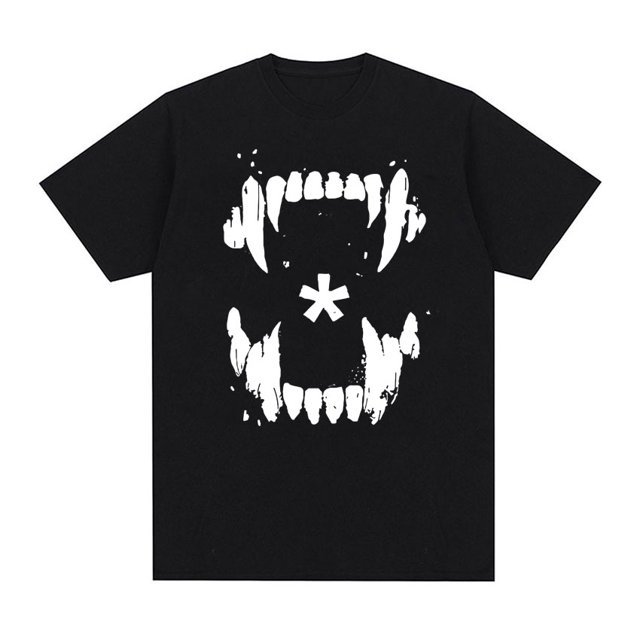 Camiseta de rapero Ken Carson Opium Merch Tour para hombre, Playboi Carti Ken Carson AGC Album, camiseta de gran tamaño de Hip Hop, ropa de calleT-S1701-Black