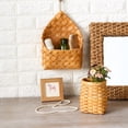 thumbnail image 5 of Yuedong Wicker Basket Flower Pots Woven Boxes Weaving Organizing Shelf Home Office Wedding Decoration Planters 30*24*8.5cm/15.5*12.5*9.5cm, 5 of 12
