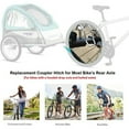 Heavy Duty Bike Lock, Universal Bike Baby Trailer Coupler Attachment