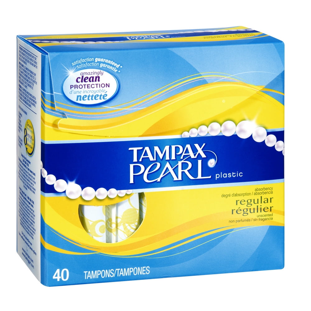 Tampax Pearl Unscented Regular 40ct