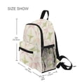 thumbnail image 3 of FORMRS Kids School Backpack with Front Zippered Pocket 12" Student Travel Daypack, Pastel Pink Geometric, 3 of 6