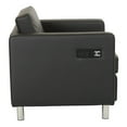 thumbnail image 2 of Office Star Products Atlantic chair with Single Charging Station in Dillon Blue Fabric K/D, 2 of 3