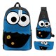 thumbnail image 1 of Set de mochilas Frogs Anime, 3 piezas, para niños, mochila escolar, 1 of 1