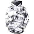 thumbnail image 3 of Sudadera unisex Sankill con estampado 3D de humo negro realista para hombre y mujer, estilo urbano, holgada y grande, 3 of 5