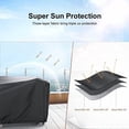 thumbnail image 6 of Patio Furniture Set Cover Waterproof,  Outdoor Sectional Sofa Set Cover Heavy Duty 600D Table and Chair Set Cover 98" L× 78" W× 30" H, 6 of 6