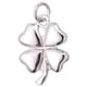 thumbnail image 1 of Colgante de trébol de cuatro hojas, collar de plata, dijes a juego para pareja, joyería, regalo para mujer, 1 of 7