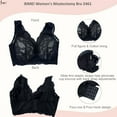 thumbnail image 5 of BIMEI Women's Mastectomy Pockets Wireless Post-Surgery Plus Size Full Coverage Everyday Bra 2461,Black,40B, 5 of 6