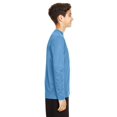 thumbnail image 3 of Youth Zone Performance Long-Sleeve T-Shirt - SPORT LIGHT BLUE - XL, 3 of 3