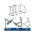 thumbnail image 4 of Large Commercial Bike Rack, Single Side/Double Side 6 Bike/9 Bikes/12 Bikes, Grid Bike Rack In Ground, Freestanding Bicycle Floor Parking Stand for Garages Streets Bike Events, 4 of 6