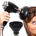 thumbnail image 1 of Difusor de cabello, secador de pelo plegable, accesorio para cabello rizado y ondulado (negro) Likrtyny  cuidado belleza, 1 of 7
