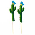 thumbnail image 1 of Coxeer Cake Topper Set Felt Plant Cute Cake Pick Cupcake Decoration Stick for Birthday, 1 of 10