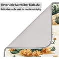 thumbnail image 4 of Cactus Desert Dish Drying Mat Kitchen Counter Mat 18" x 24" Microfiber Absorbent Dry Mat for Coffee Bar Non-Slip Dishes Pad, 4 of 5