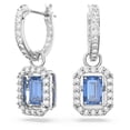 thumbnail image 1 of Pendientes Swarovski Una Octagon Azul con Circonita Swarovski, 1 of 1