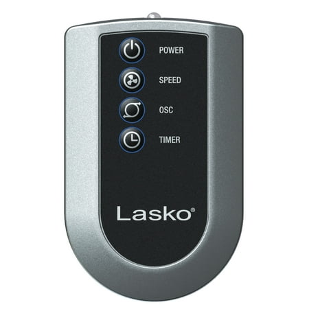 Lasko 3-Speed Remote Controlled Oscillating Tower Fan, White, 2510