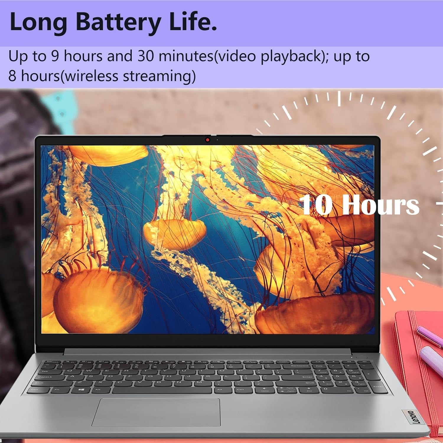 Lenovo IdeaPad 1i Laptop, 15.6" FHD Anti-Glare, Intel Core i5-1235U, 16GB RAM, 1TB SSD, Wi-Fi 6, SD Card Reader, Numeric keypad, Webcam, Bluetooth, Windows 11 Pro, Intel Iris Xe Graphics