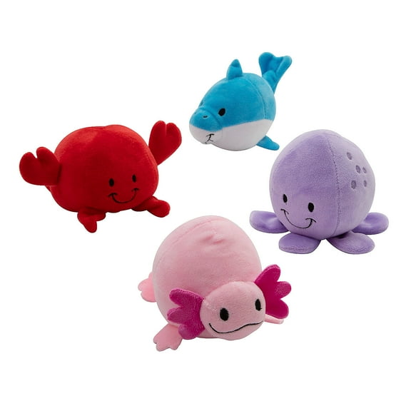 Adorable Stuffed Sea Character Balls - 12 Pieces for Fun Parties