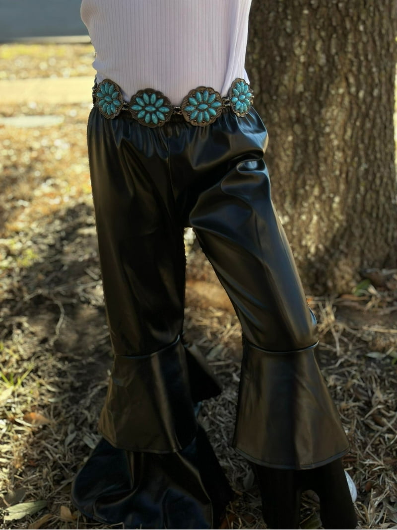 【希少 新品】leather switching flare pants Amazon.com: Oplxuo Shiny Metallic Skinny Flare Leggings for