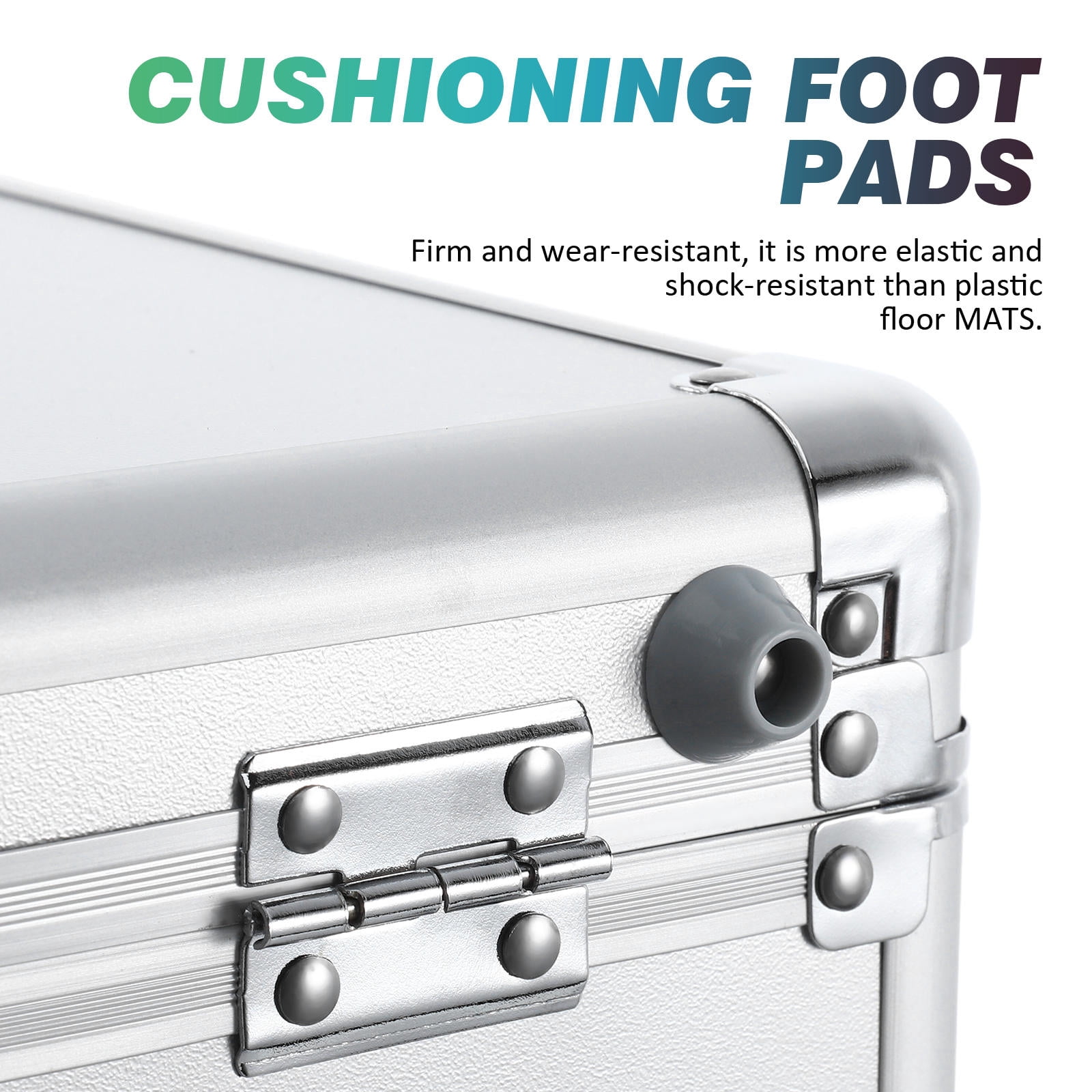 Pawsdot Aluminum Alloy Small Briefcase with Convenient Handle for Professionals and Travel