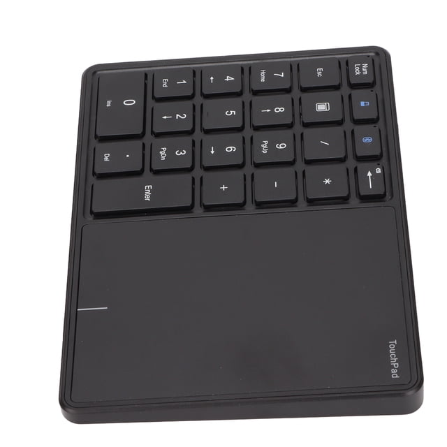 2 in 1 Touchpad Numeric Keypad, Portable, 500mAh Battery, BT4.2 2.4G for Win, IOS,and OS X