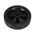 thumbnail image 4 of Unique Bargains 4.57' Universal Air Compressor Wheel with 0.47' Hole, Black, 4 of 5