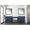 thumbnail image 5 of Coraline 102 in W x 22 in D Navy Blue Double Bath Vanity and Carrara Marble Top, 5 of 5