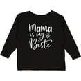 thumbnail image 3 of Inktastic Mama is My Bestie Boys or Girls Long Sleeve Toddler T-Shirt, 3 of 5