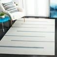 thumbnail image 2 of SAFAVIEH Orwell Isidora Striped Area Rug, Ivory/Blue, 6'7" x 6'7" Square, 2 of 8