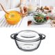 thumbnail image 2 of 1pc Household Glass Heat Resistant Steamed Egg Bowl with Cover for Home Kitchen (275ml), 2 of 4
