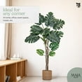 thumbnail image 3 of Maia Shop 6ft Artificial Monstera Plant, Fake Plants for Home Decor, 3 of 9