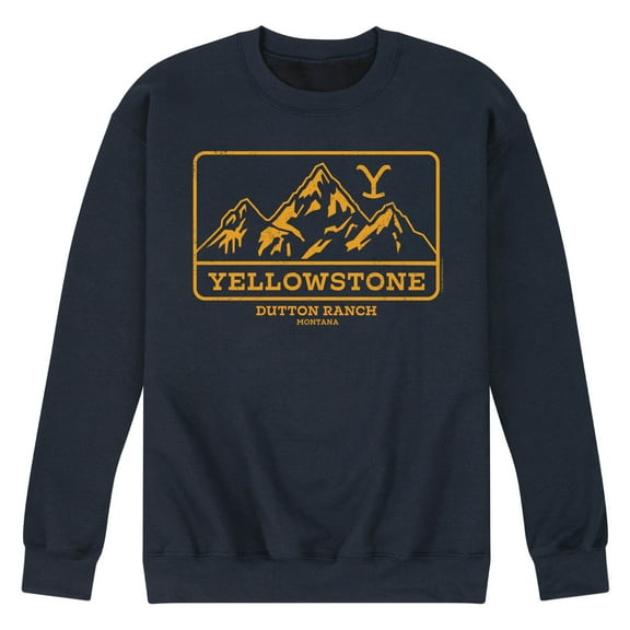 Yellowstone - Yellowstone Dutton Ranch - Men's Crew Neck Fleece Pullover