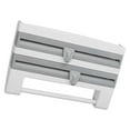 thumbnail image 4 of Cling Film Wrap Dispenser, Easy To Install Cling Film Cutter Side Button With Sticker For Kitchen Khaki,Grey Blue,White, 4 of 8
