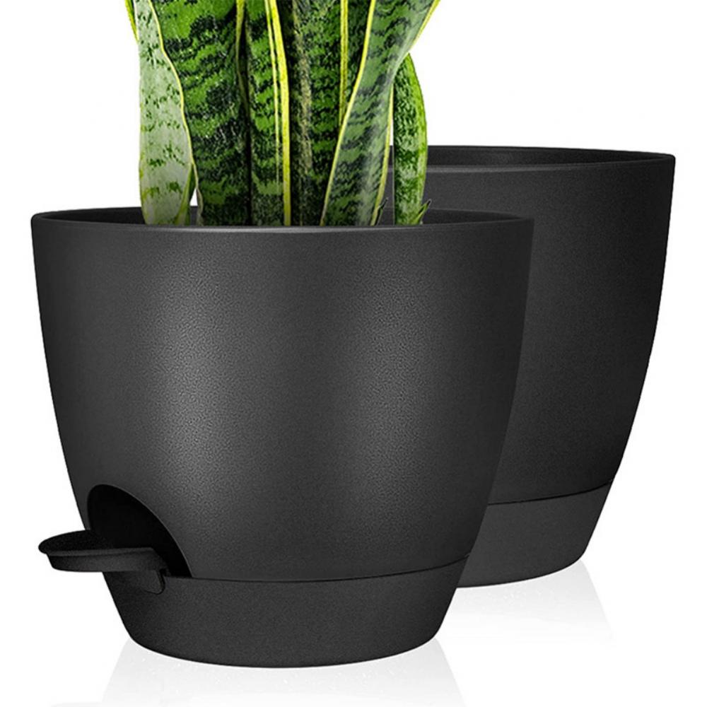 9 inch Self Watering Planters, Indoor Self Watering Plant Pots with