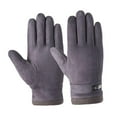 thumbnail image 3 of TISHITA Winter Gloves Portable Windproof Warm Mittens for Snow Motorcycling Climbing Gray, 3 of 8