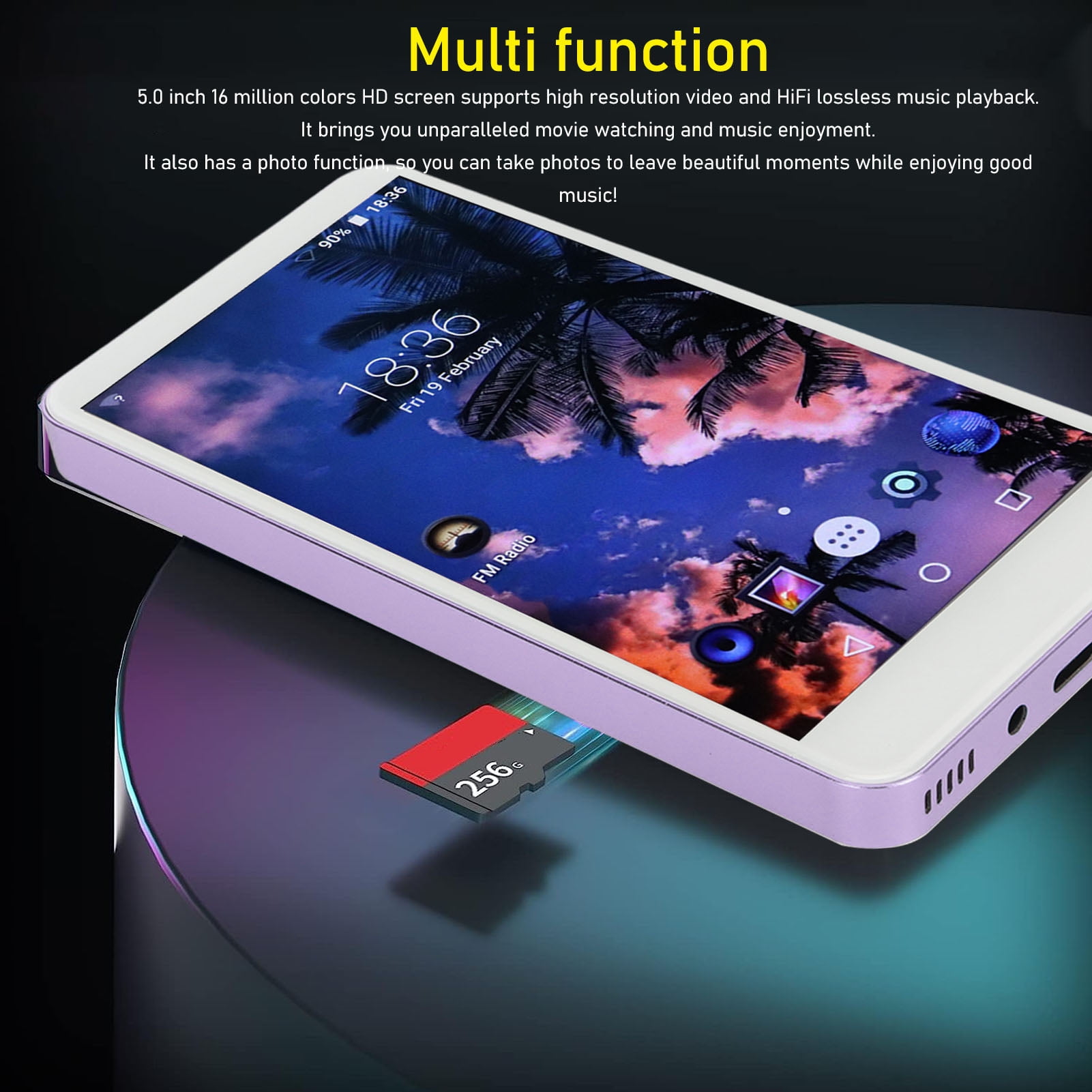 Lecteur MP3 80 Go Avec Bluetooth Et WiFi, Lecteur De Maroc