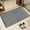 Gray, variant on Bathroom Non-Slip Mat Waterproof Shower Room Floor Pad Suction Cup Anti-Fall Grid Drainage Foot Mat TPE Material Safety Bath Mat