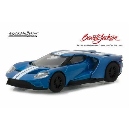 2017 Ford GT, Liquid Blue - Greenlight 29964/48 - 1/64 scale Diecast Model Toy