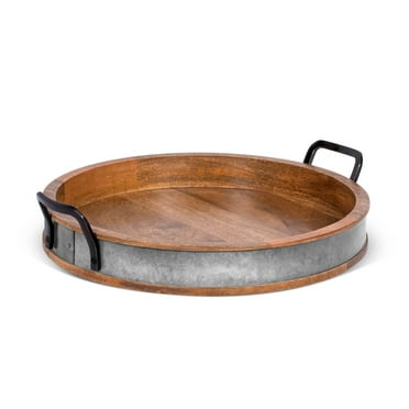 On the Surface Wood Decorative Square Tray, Customizable Serving Tray ...