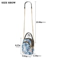 thumbnail image 2 of FORMRS Crossbody Bag for Women Quilted Travel Shoulder Cell Phone Purse with Chain Strap Handbag, Floral Easter Rabbits, 2 of 7