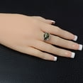 thumbnail image 2 of Sterling Silver and Baltic Green Amber Ring "Katharina", 2 of 5