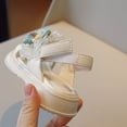 thumbnail image 4 of HUANBAI Beach Cute Flower Girls Non Beach Shoes Girl Sandals Princess Children Soft Shoes Toddler Baby Shoes High Top Baby Shoes 12, 4 of 7