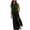 Army Green, variant on Summer Dresses for Women under $10 Free Shipping Ladylike Fashion Women's Sexy Summer Casual Sleeveless Round Neck Printing fork Opening Dress