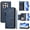 YB02, variant on Zipper Wallet Phone Case for Oneplus 13R/ACE 5 5G/ACE 5 Pro 5G,PU Leather Flip Cover with 7 Card Slots,Magnetic Closure, Kickstand, Wrist Strap, Compatible Shockproof Case.C01