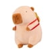 thumbnail image 5 of Peluche de capibara de 40 cm, novedoso, para decoración del hogar, regalo para adultos Hamburguesa, 5 of 9