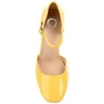 thumbnail image 5 of Journee Womens Hesster Mary Jane Mid Block Heel Square Toe Pumps, Widths Available, 5 of 10