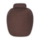 thumbnail image 2 of Cojín para asiento de coche, mezcla de lino, almohadilla transpirable con respaldo antideslizante, funda cómoda para el asiento con tela duradera, 50x50x1cm para automóvil, camioneta, SUV, 2 of 6