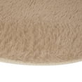 thumbnail image 3 of Coral Bathroom Rugs $10, 2 Feet Round Bathroom Rug In A Coral 80Cm Soft Coral Velvet Round Rug Anti-Skid Doormat Carpet Bath Living Room Rug, 3 of 7