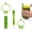Green (1 set), variant on 1/2Pack Pickle Fork pickle grabber, olive fork pickle picker pickle gift ，Condiment Fork，kitchen gadgets pickle gifts pickle forks for the jar pickle holder